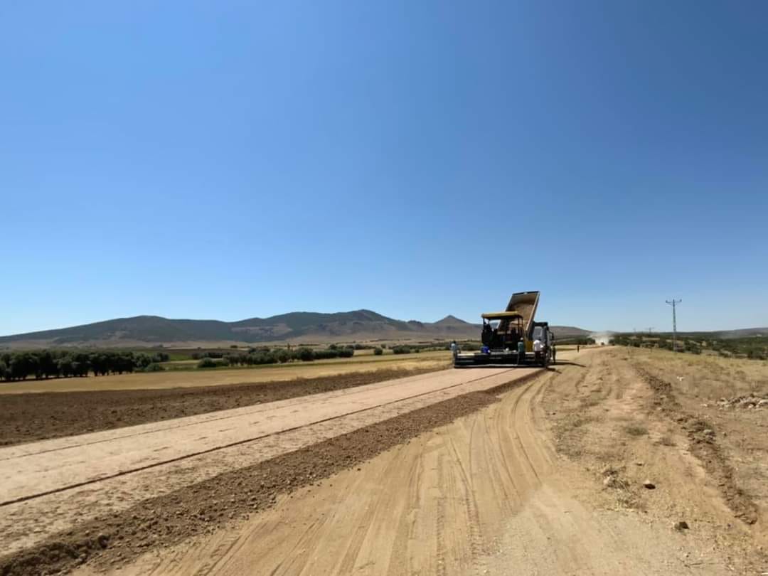 Çatin - Yanyurt yolu arası pmt serim çalışması