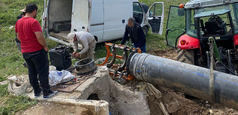 Sulama göletimizde tamir